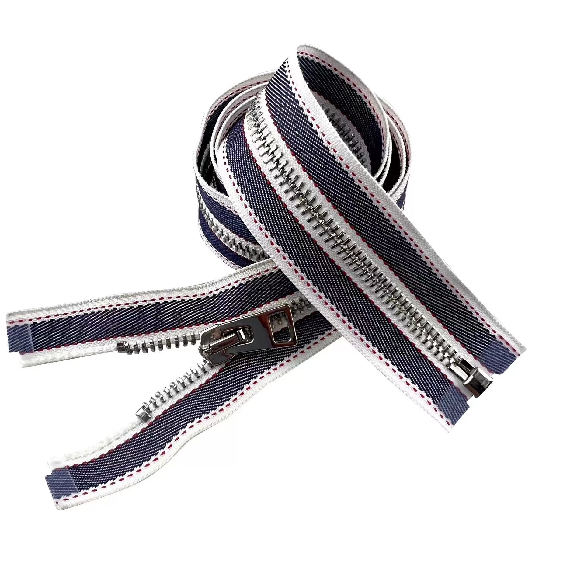 彩边布带金属拉链