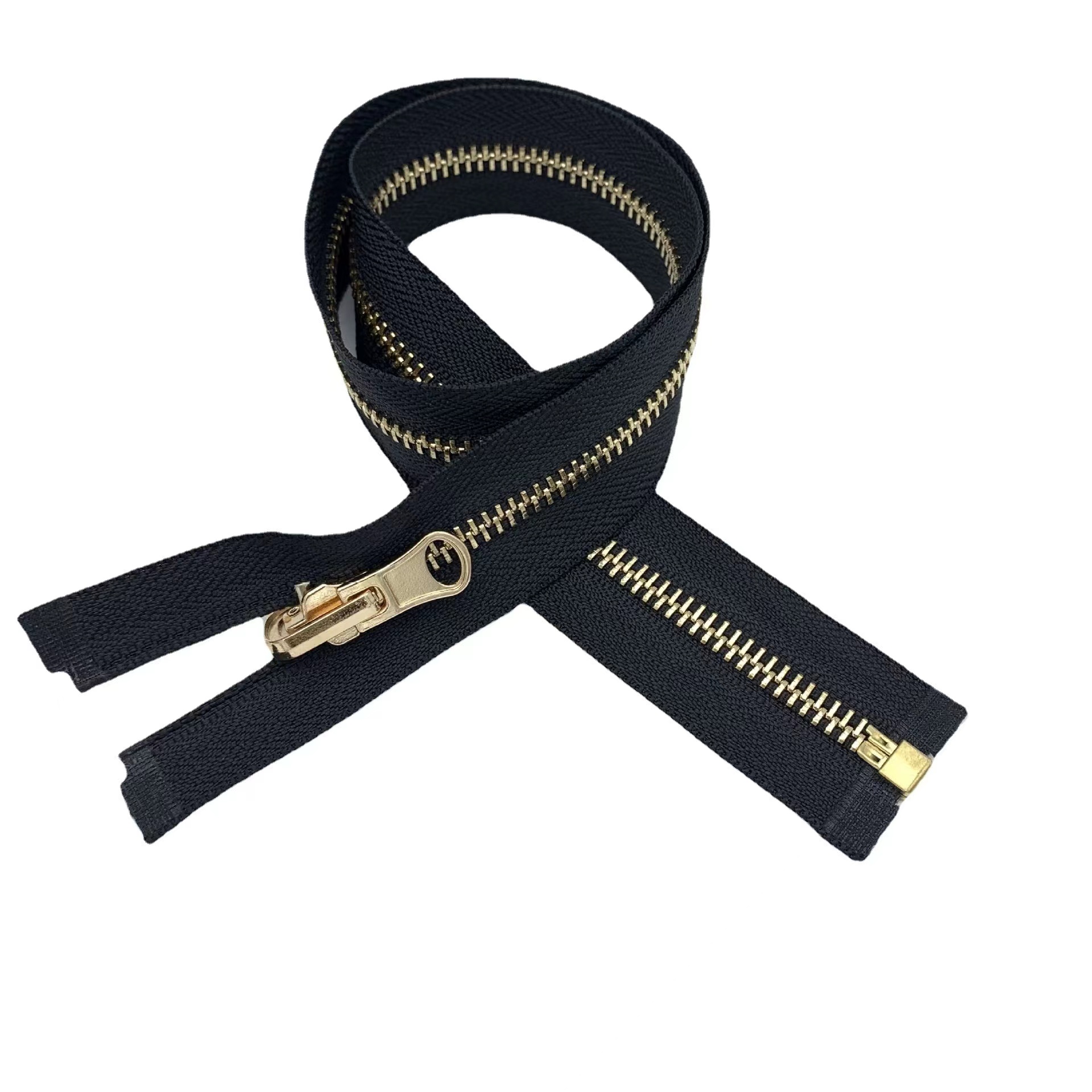 普通牙金属拉链