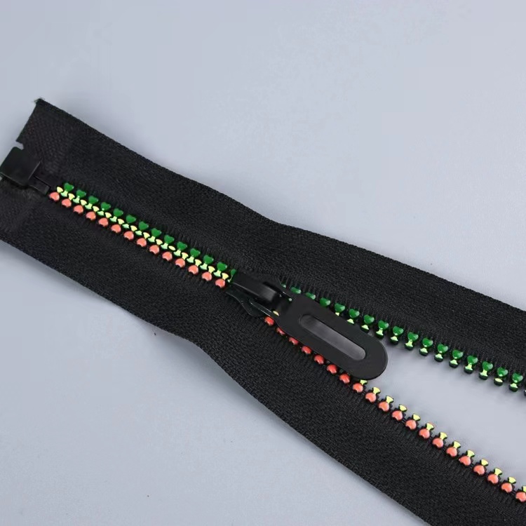 心形牙树脂拉链