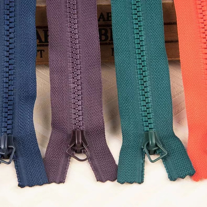 四方牙树脂拉链